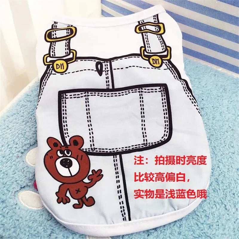 Pet Dog Clothes Cartoon Clothing