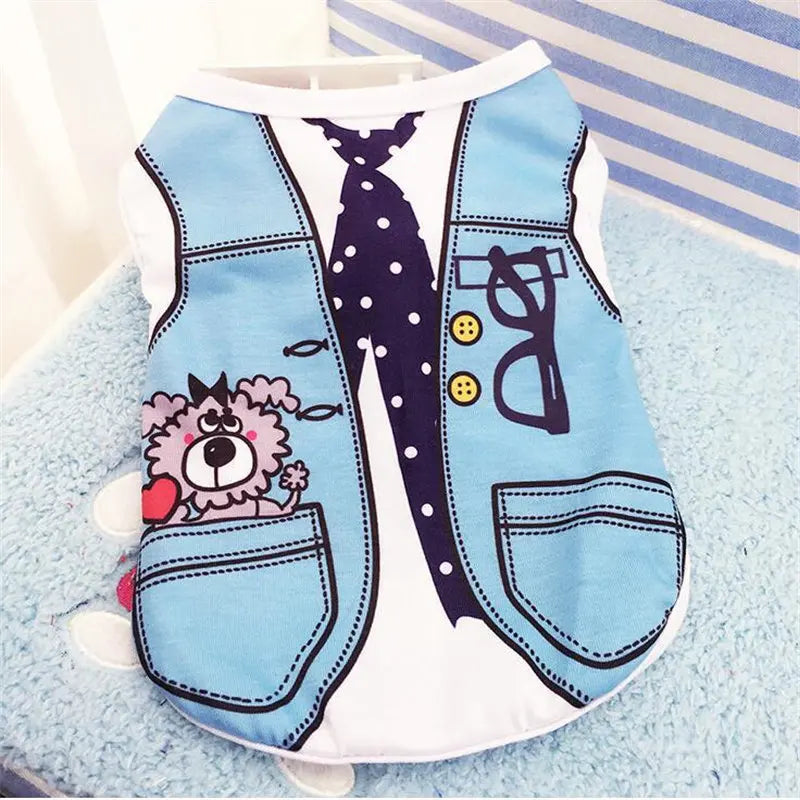 Pet Dog Clothes Cartoon Clothing