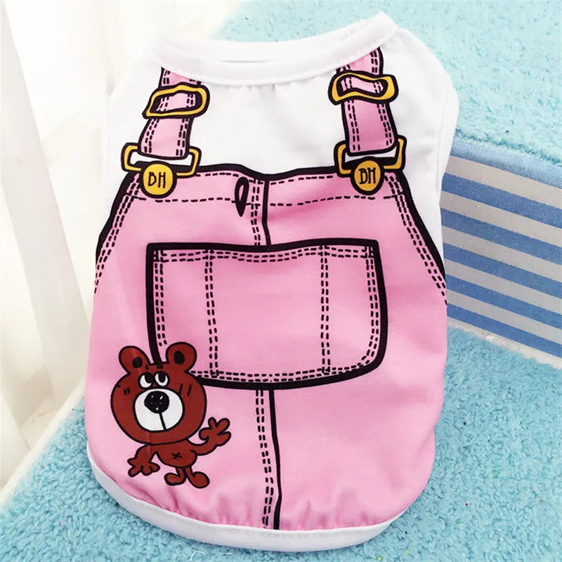 Pet Dog Clothes Cartoon Clothing