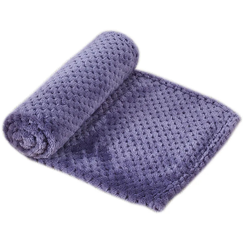 Soft Pet Blanket Plush Dog Sleeping