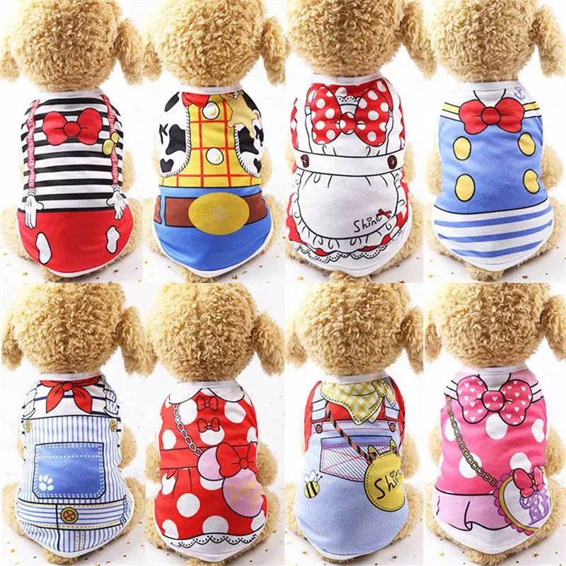 Pet Dog Clothes Cartoon Clothing