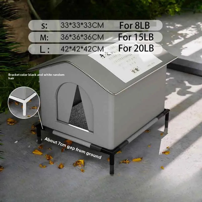 Cat House Waterproof Outdoor Winter