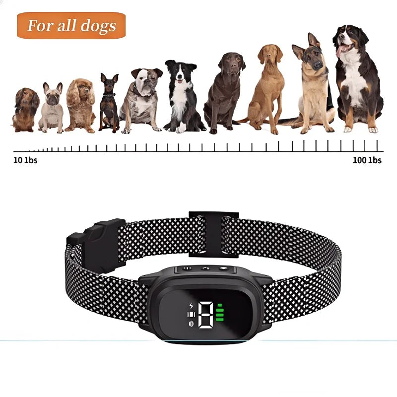 YHLC Automatic Anti Barking Dog Collar, Rechargeable Bark Stopper, Stop Barkin, Electric Training Collar for Dog