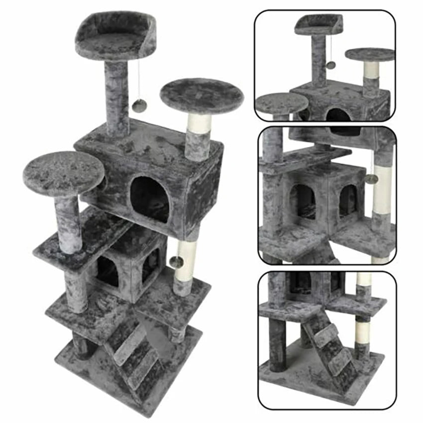 Cat Playing House Condo For Rest
