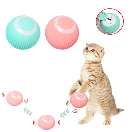 Interactive Cat Toys Ball, Automatic 360°
