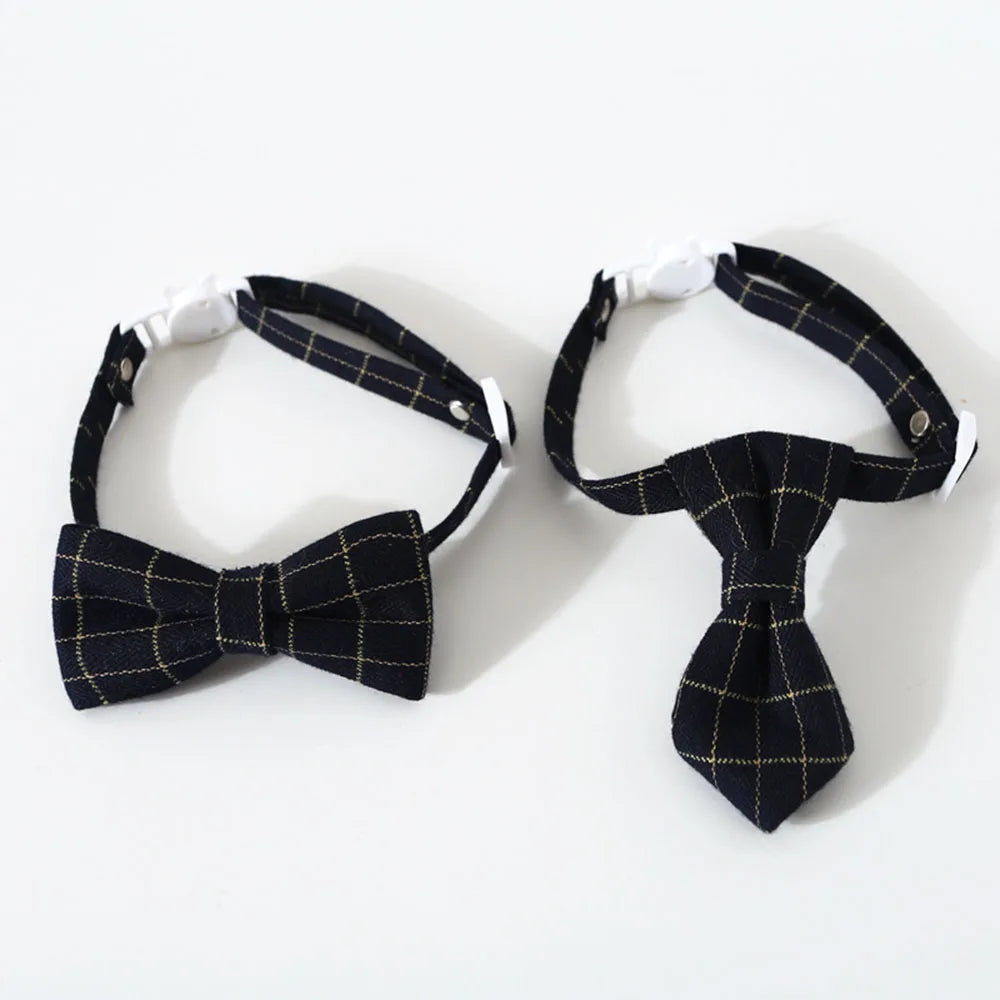 Pet Bow Tie Adjustable Pet Neck Tie Puppy