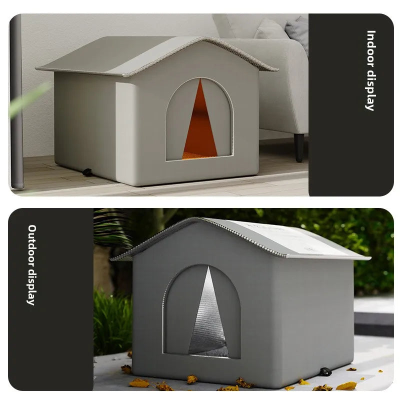 Cat House Waterproof Outdoor Winter