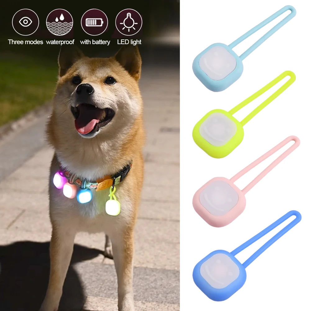 Night Light Pet Collar Pendant for Outdoor