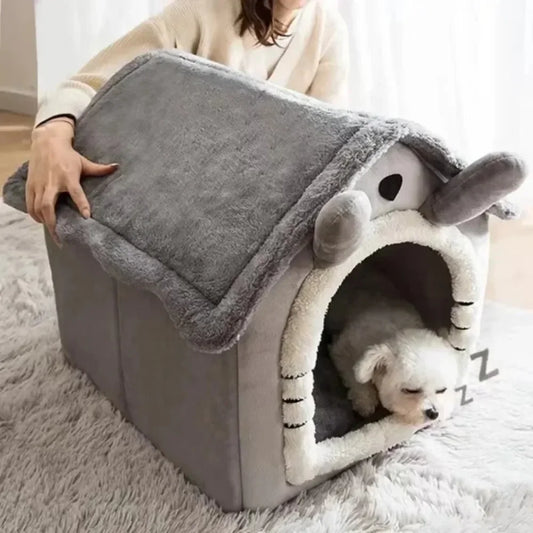 All Seasons Warm Washable Dog House Indoor