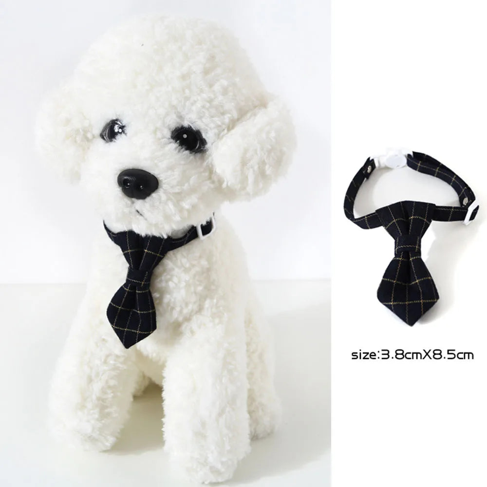Pet Bow Tie Adjustable Pet Neck Tie Puppy
