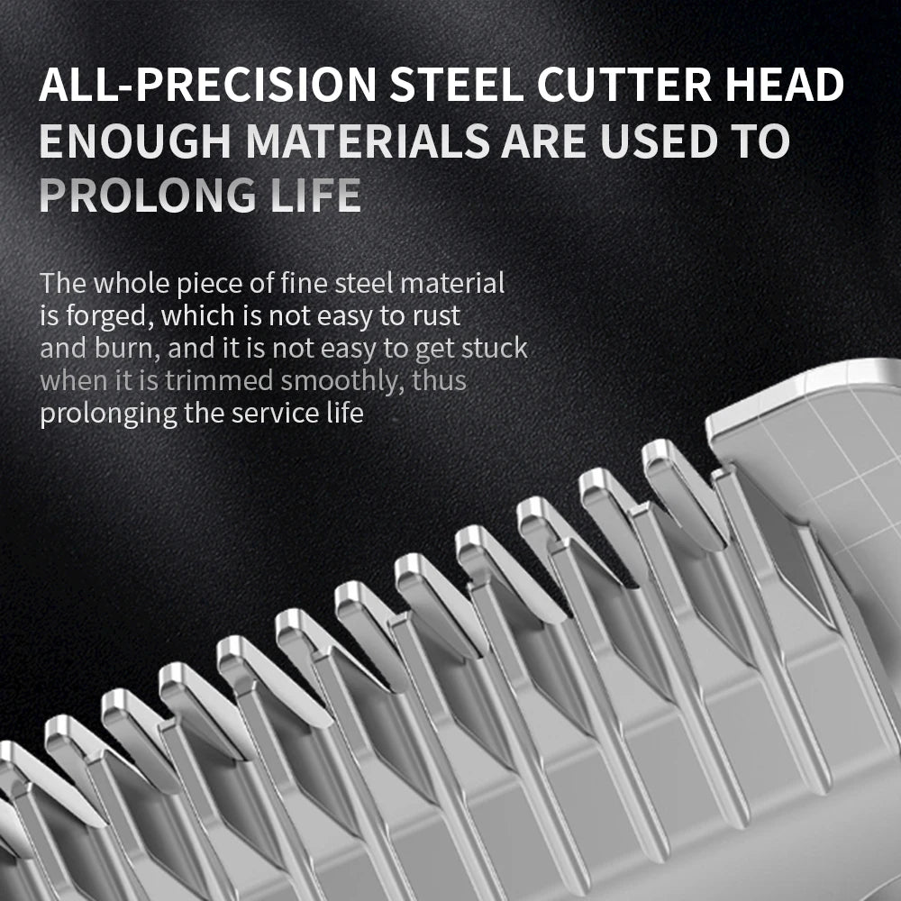 Professional Dog Hair Clipper All Metal Rechargeable
