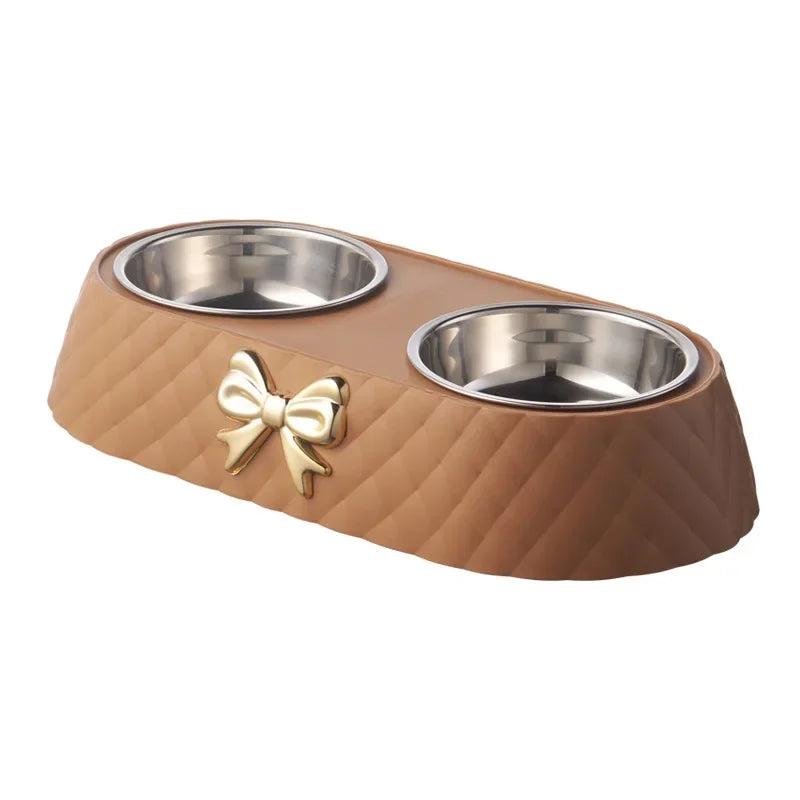 Bowls cat Food Drinking Double Bowl