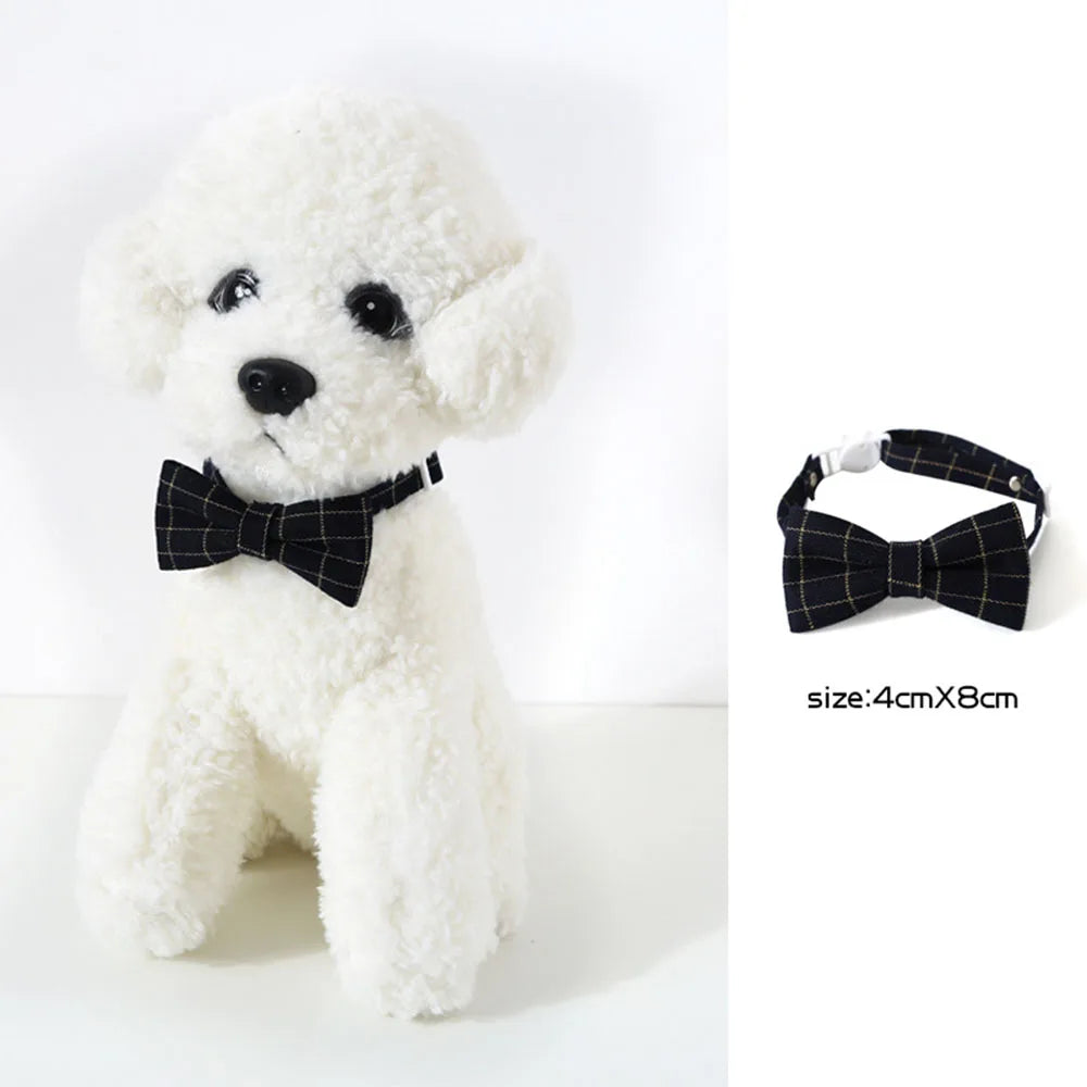 Pet Bow Tie Adjustable Pet Neck Tie Puppy