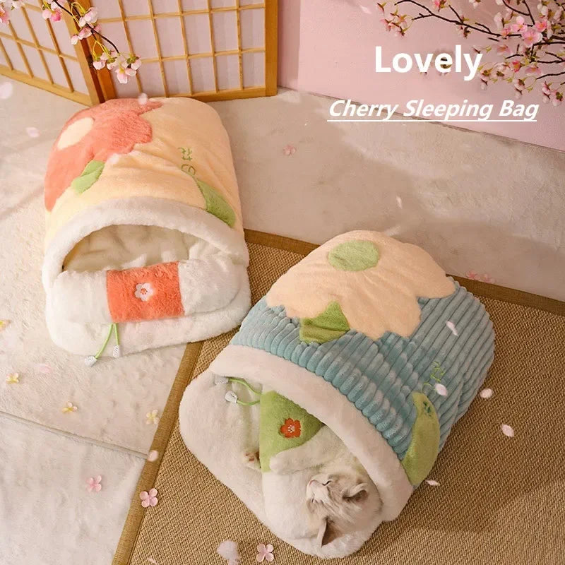 Japanese Sakura Warm Cat Bed