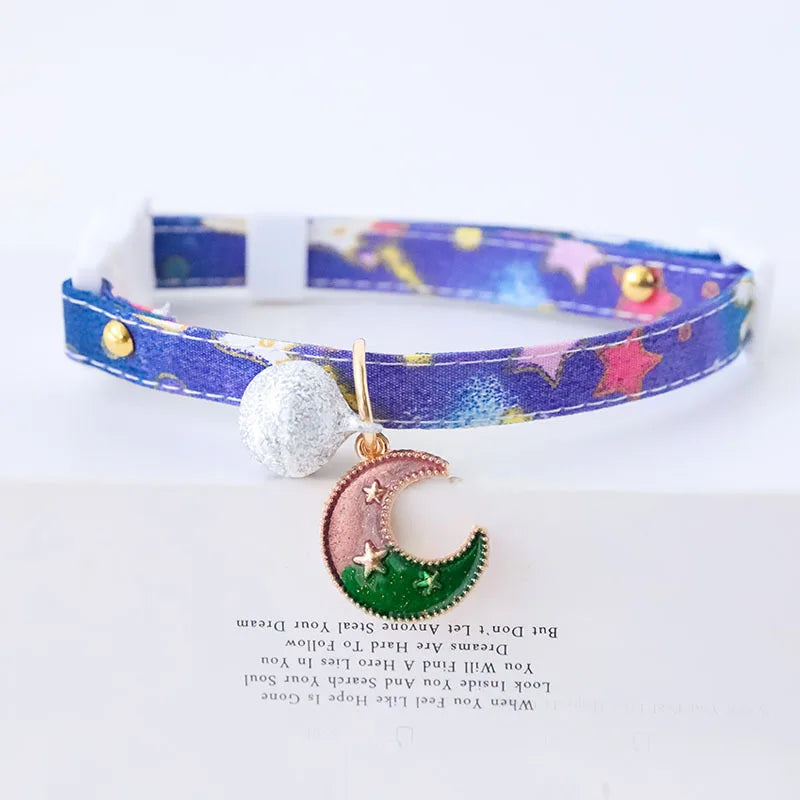 Cat Necklace Star Cat with Bell